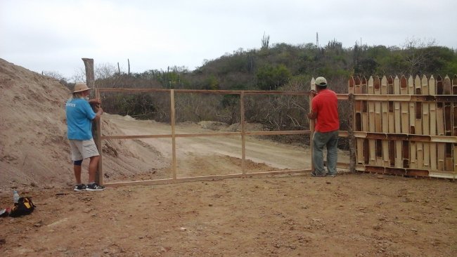 Bamboo entrance gate