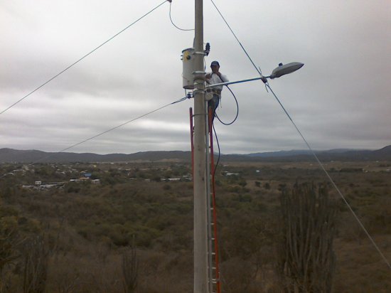 Power pole beside the casita